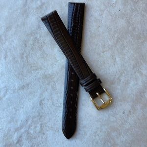 Watch Band Spidel 14mm brown leather band